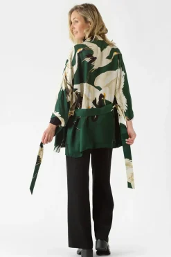 Clearance One Hundred Stars Stork Forest Green Wrap Jacket