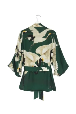 Clearance One Hundred Stars Stork Forest Green Wrap Jacket