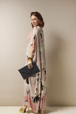 Sale One Hundred Stars Stork Pink Margeux Kaftan