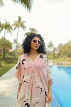 Best One Hundred Stars Stork Pink Margeux Kaftan