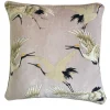 Sale One Hundred Stars Stork Plaster Pink Square Velvet Cushion