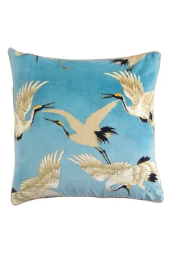 Hot One Hundred Stars Stork Sky Square Velvet Cushion