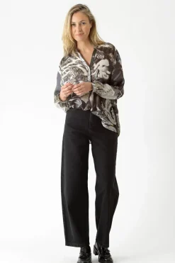 One Hundred Stars Sunburst Grey Darcy Shirt