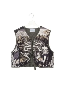 Clearance One Hundred Stars Sunburst Grey Gilet