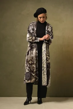 Outlet One Hundred Stars Sunburst Grey Velvet Duster