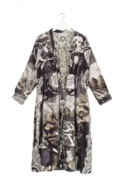 Outlet One Hundred Stars Sunburst Grey Velvet Duster