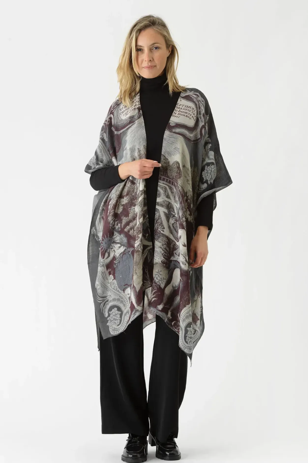 Sale One Hundred Stars Sunburst Grey Wool Throwover