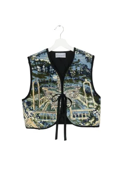 Outlet One Hundred Stars Tapestry Sea Gilet