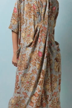 New One Hundred Stars Tudor Rose Grey Rachel Dress