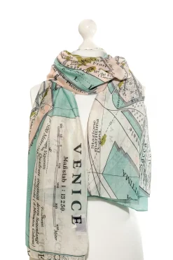 Sale One Hundred Stars Venice Map Scarf