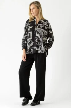 Online One Hundred Stars Vintage Damask Black Darcy Shirt