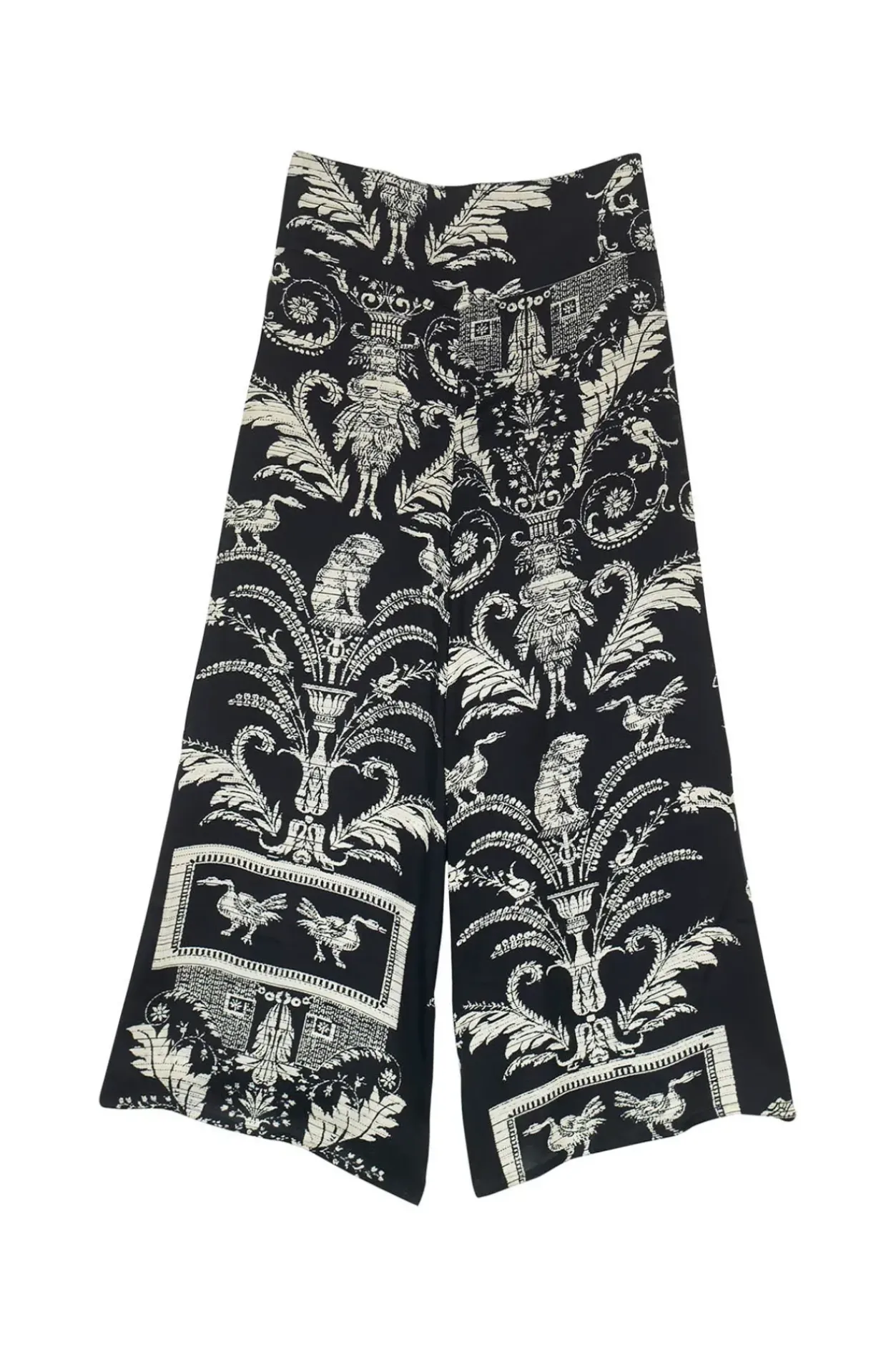 Clearance One Hundred Stars Vintage Damask Black Palazzo Pant