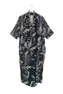 Online One Hundred Stars Vintage Damask Black Rachel Dress