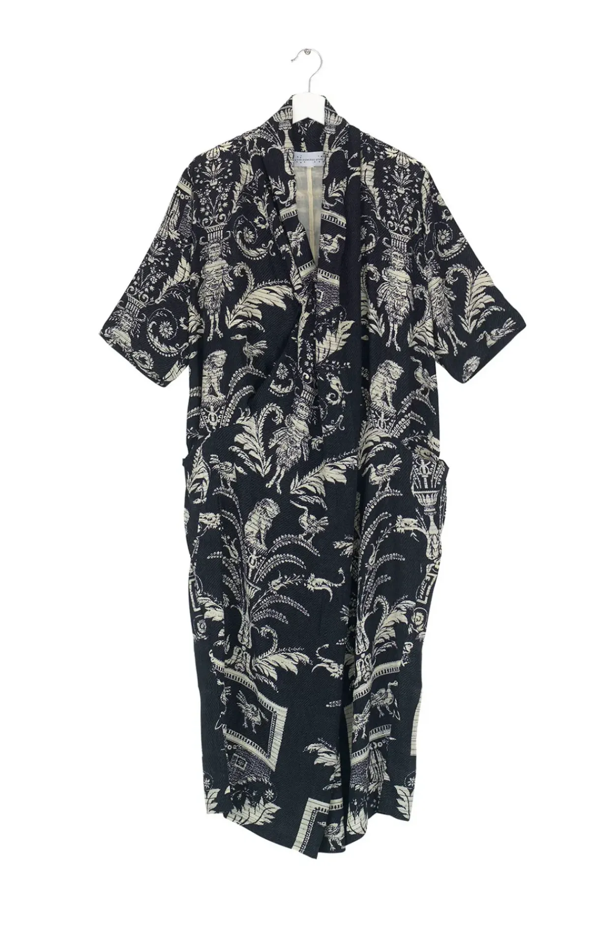 Online One Hundred Stars Vintage Damask Black Rachel Dress