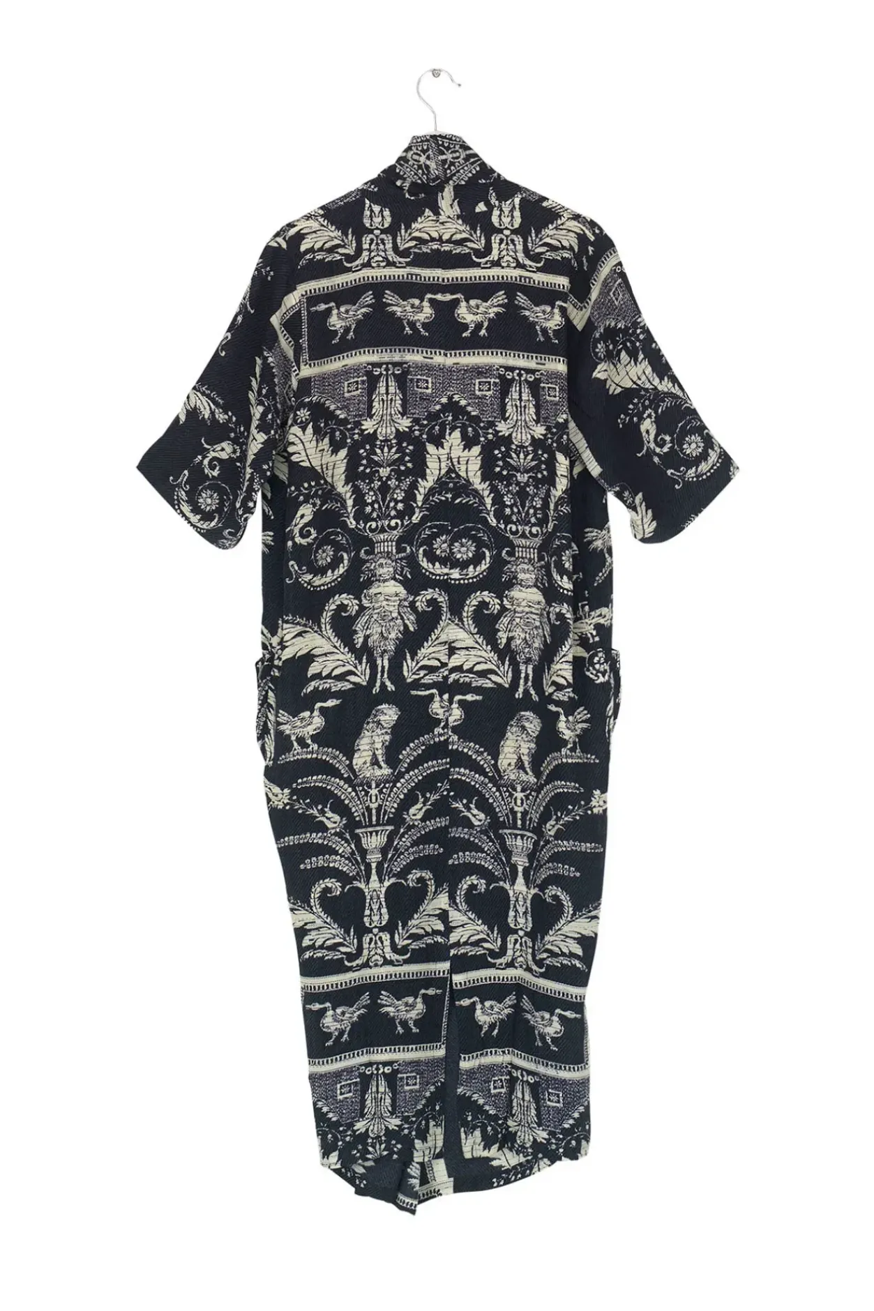 Online One Hundred Stars Vintage Damask Black Rachel Dress