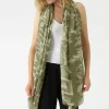 New One Hundred Stars Vintage Damask Sage Scarf